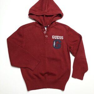 GUESS Hooded Knit Sweater {8}